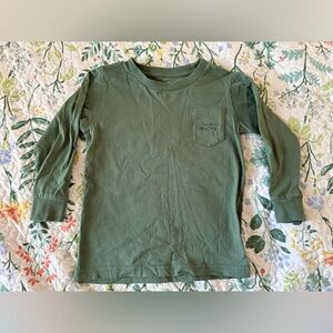 Cardin McCoy Christmas Green Long Sleeve Pocket Tee